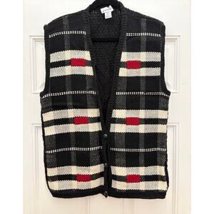 Neiman Marcus 100% Wool from Uruguay Women’s Sweater Vest Excellent Condition